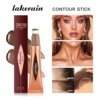 CREAM BRONZER CONTOUR BEAUTY WAND, HIGHLIGHTER CONTOUR BLUSH WITH CUSHION APPLICATOR, LIQUID FACE BRONZER MAKEUP WAND STICK